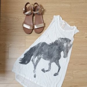 Horse/unicorn tank top